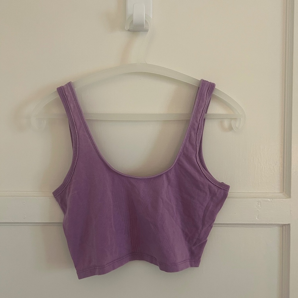 FP Movement by Free People Hot Shot Crop Tank Small Purple
